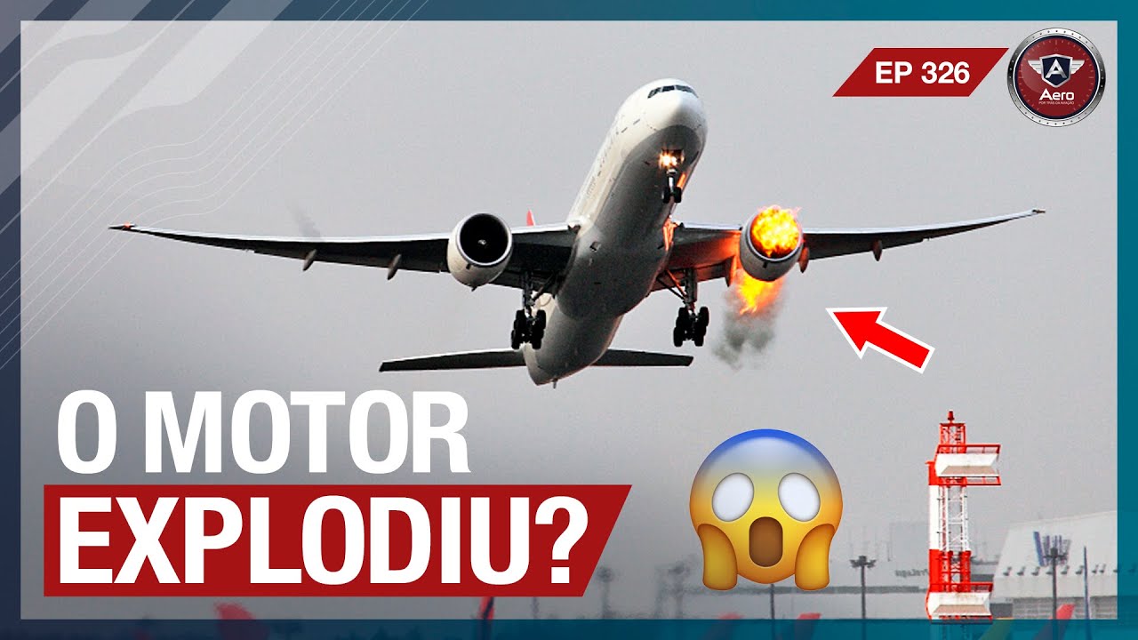 MOTOR DO AVIÃO também “estoura o escapamento”?