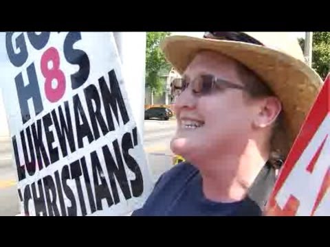 Westboro protestors picket several Milwaukee area churches