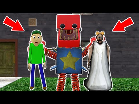 Granny vs Baldi vs Boxy Boo Poppy Playtime - funny horror school animation (p.115)