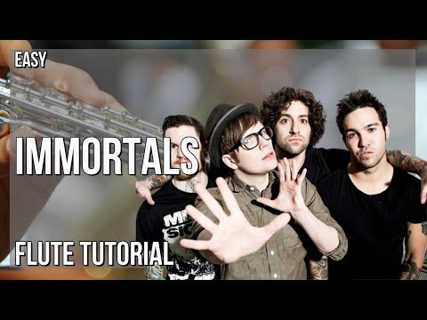 How to play Immortals by Fall Out Boy on Flute (Tutorial)Movie   Fall Out Boy   Immortals