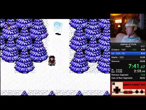 The Legends of Owlia (NES) Any% 32:24
