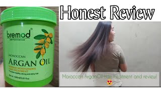 Moroccan Hair treatment ArganOil bremod performance intense moisturizing honest Review