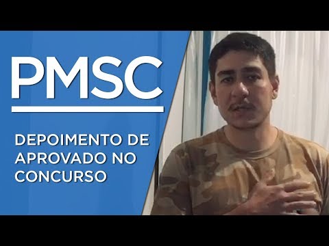 "I am fulfilled in the SC PM"! - Guilherme Góes, approved Alfartano.