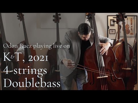 Odon Racz playing live on K&T double-bass, 2021 4-strings - Dittersdorf Concerto,  Mov 1, Cadenza