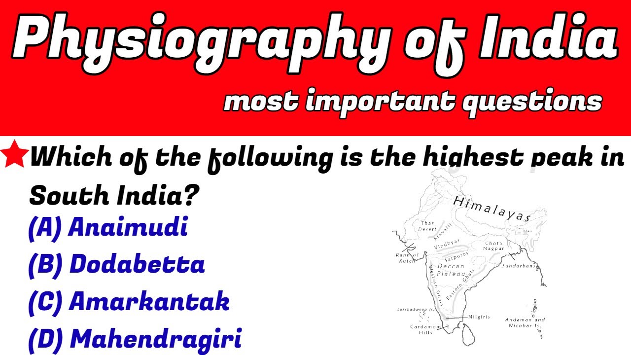 Watch video physical division of india mcqs | political division of india #physicaldivisions Now physical division of india mcqs | political division of india #physicaldivisions
