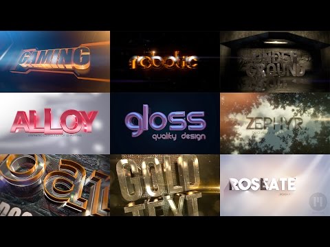 mTitle3D vol.3 Plugin for Final Cut Pro X and Motion 5