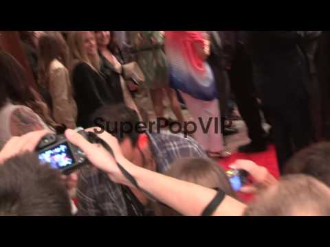 AJ McLean greets fans at 'The Amazing Spiderman' Premiere...