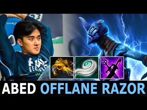 ABED OFFLANE RAZOR w/ YAWAR vs CR1T AND CCNC | DOTA 2 Gameplay