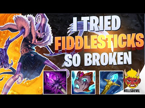 WILD RIFT | I Tried *NEW* Fiddlesticks And He Is SO BROKEN! | Fiddlesticks Gameplay | Guide & Build
