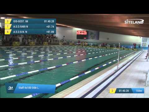 Serie 3 dei Staff 4x100 Stile L.  Assoluti Maschi Master - Campionati Regionali Master 2015 VENETO