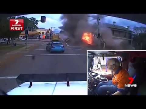 7 News Story - Stolen truck crash in Singleton NSW
