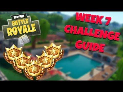 HOW TO COMPLETE ALL WEEK 7 CHALLENGES – SEASON 5 | FORTNITE BATTLE ROYALE TIPS/TUTORIALS