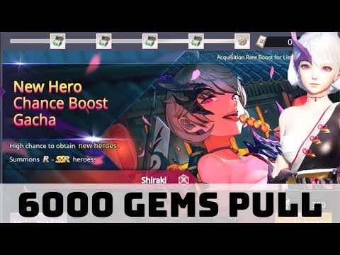 【OVERHIT GLOBAL】6000 Gems Pull | Shiraki Banner