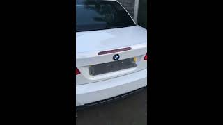 BMW E92 E93 How to open tilgate bootlid with flat battery diy coupe cabrio convertible