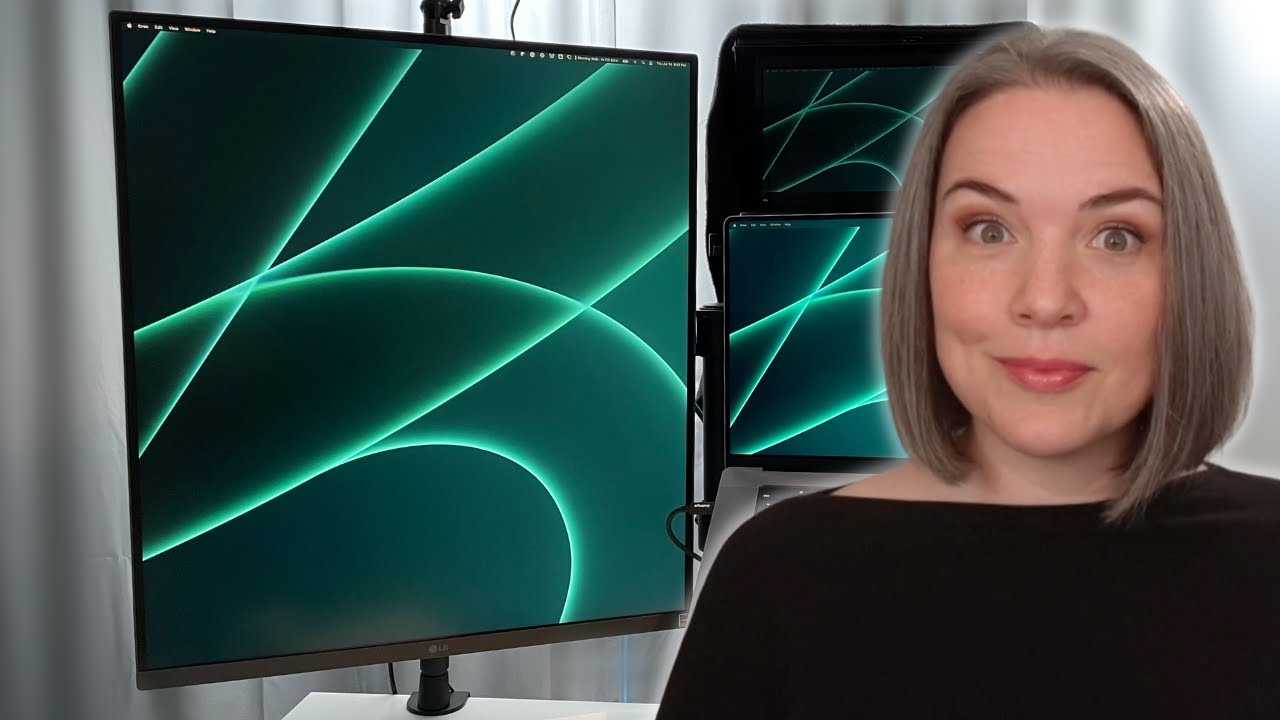 So weird, but I love it! The LG DualUp Monitor