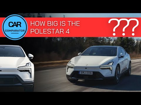 Polestar 4 vs the field: Understanding its size with real-scale dimensions comparison.