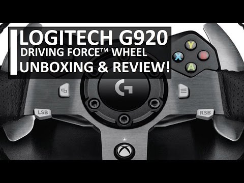 Logitech G920 Driving Force Wheel Unboxing & Review
