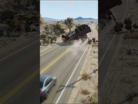 Realistic Highway Car Crashes #215 | BeamNG.Drive