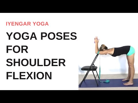 Yoga poses for SHOULDER FLEXION | Iyengar Yoga