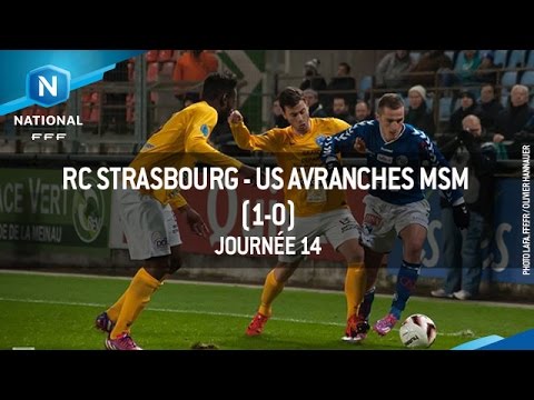 J14 : RC Strasbourg - US Avranches MSM (1-0), le résumé