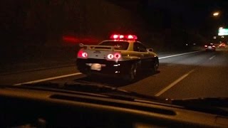 JAPAN'S R34 GT-R HIGHWAY PATROL CAR IS REAL AND STILL ACTIVE!