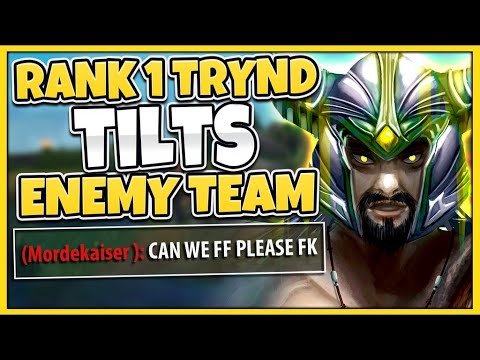 #1 TRYNDAMERE WORLD FORCES HIGH-ELO RAGE QUIT - League of Legends