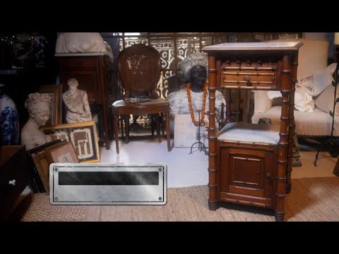 19th Century Faux bamboo pot stand - Salvage Hunters 1703