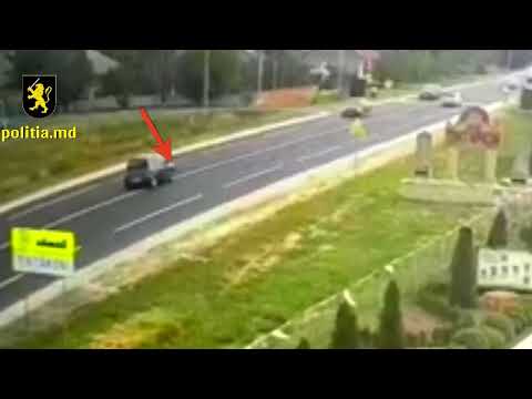 Video politie, accident Anenii Noi, 21.09.2023