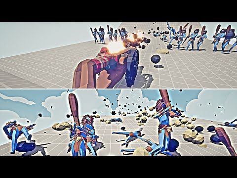 Every God Cannon 20x vs All Units 😨 Epic Fight TABS #tabs