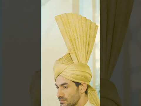 Ivory Gold side Cut Sherwani