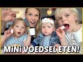 1 DAG ALLEEN MAAR MiNi VOEDSEL ETEN ? | Bellinga Familie Vloggers #1377
