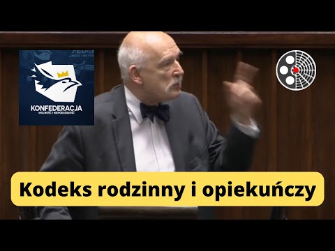 Janusz Korwin-Mikke krytykuje ingerencję państwa w rodzinę