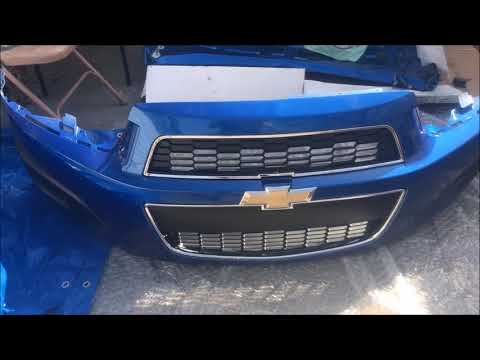 Chevy Sonic Front Bumper and Grill Parts Reconstruction