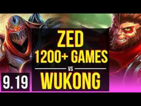 Zed Vs Wukong Jungle Full Gameplay