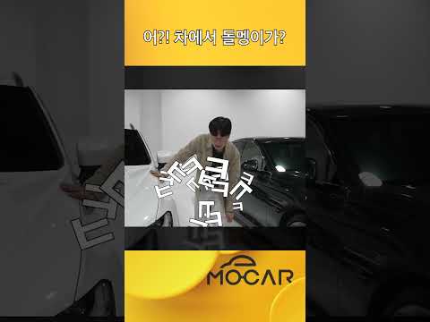 어?! 차에서 돌멩이가?