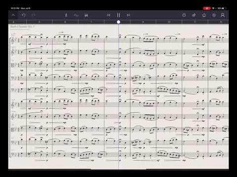 StaffPad Bach Chorale No. 7 (Berlin Strings and Berlin First Chairs)