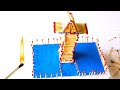 Fire Machis Tower Mini Craft Machis Hack Matchstick Crafts Unhack