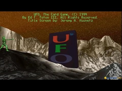 UFO: The Card Game gameplay (PC Game, 1994)