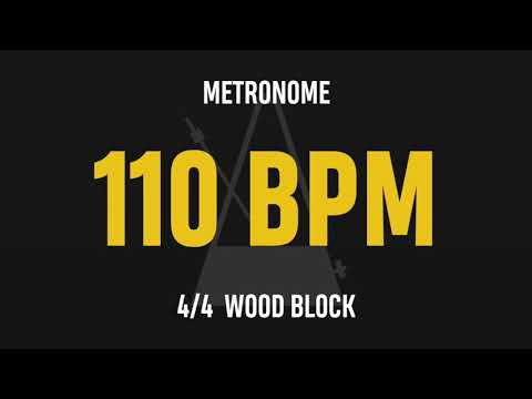 110 BPM 4/4 - Best Metronome (Sound : Wood block)