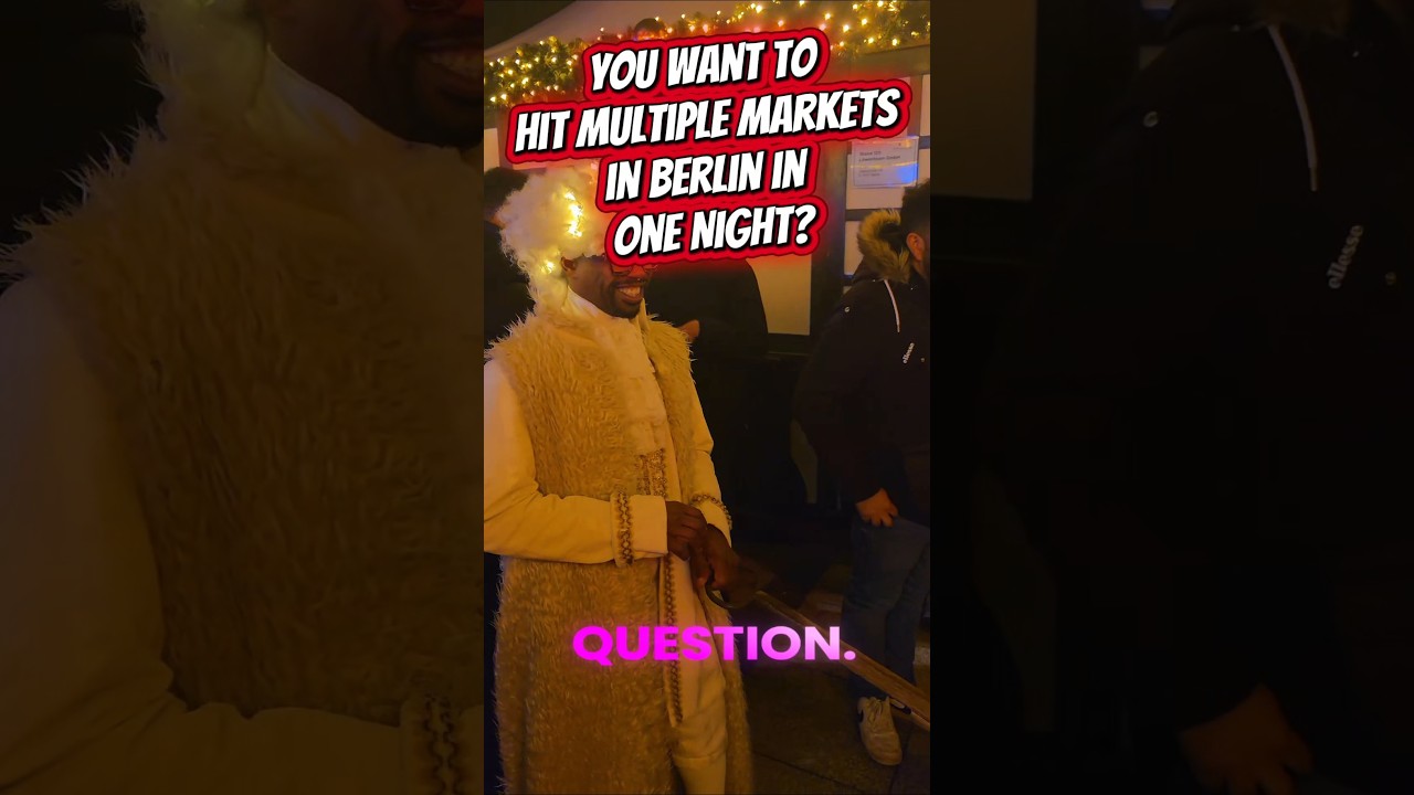 3 Berlin Christmas Markets in 1 Night?! Here’s the Route 🎄✨ #BerlinChristmas #TravelTips