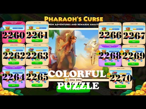 Township - Colorful Puzzle - Level 2260 to 2270 With SUPER HARD LEVEL 2260 - Gameplay