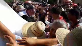 Vamos a construir entre todos la reconciliación de Tabasco, afirmó en pueblo Nuevo de las Raíces, Ad