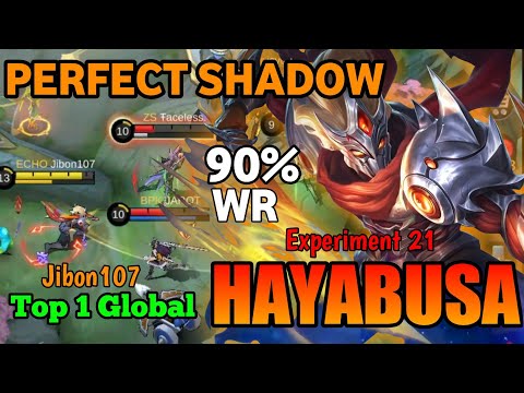 90% Win Rate Hayabusa Perfect Shadow - Top 1 Global Hayabusa by Jibon107 ~ mobile legends
