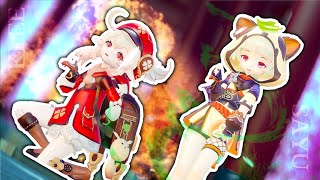 MMD : Genshin : Sayu X Klee : Summer Time! : [4K][60FPS]