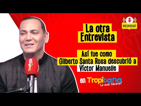 Victor Manuelle reveló cómo fue que Gilberto Santa Rosa lo descubrió en la música