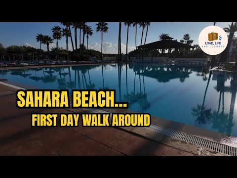 Sahara Beach Aqua Resort Walkthrough | Honest Look at the Hotel! 👀