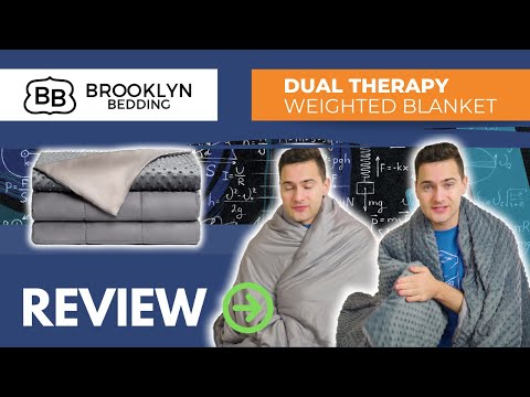Brooklyn Bedding's Weighted Blanket - Stuart Takes It for a Test Nap