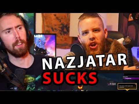 Asmongold Reacts: CHAD MECHAGON vs VIRGIN NAZJATAR! - (World of Warcraft Patch 8.2