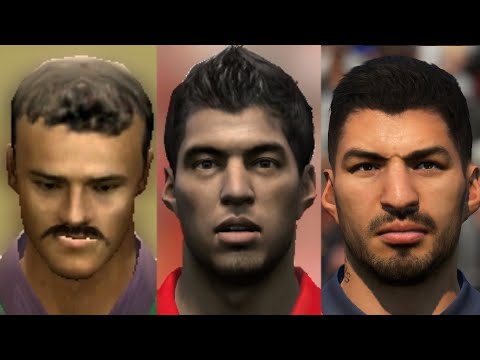 Luis Suarez evolution from FIFA 07 to FIFA 21