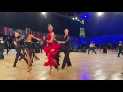 A. Trinkus - N. E. Šalūgaitė, LTU. World Ch. Youth LA, R. 2019 11 16, Austria.